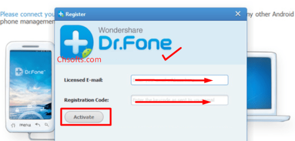 Wondershare dr fone for android registration code free download mac