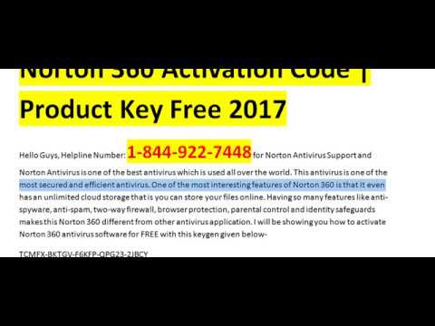 Norton 360 free activation code for windows 10